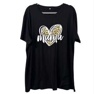 Mama Heart T-shirt‎ Size XXL Short Sleeve